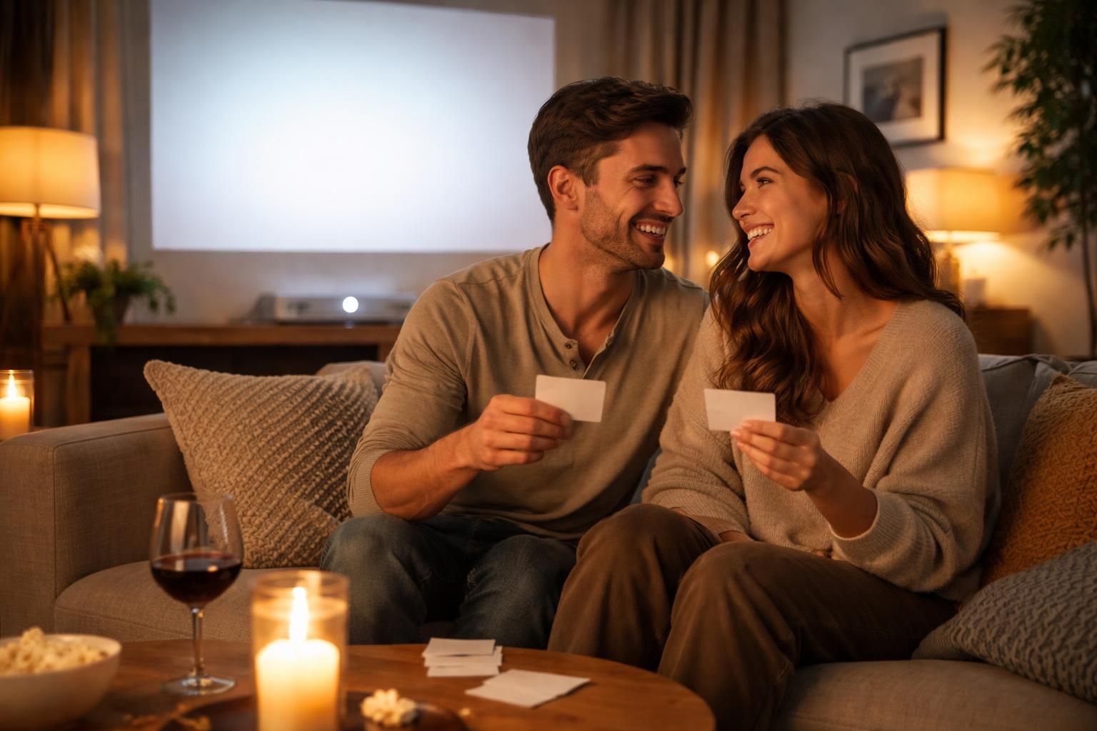 découvrez comment le vidéoprojecteur epson peut transformer votre soirée en un moment complice avec le jeu “questions qui rapprochent” pour couple, pour des instants de partage et de rire inoubliables.